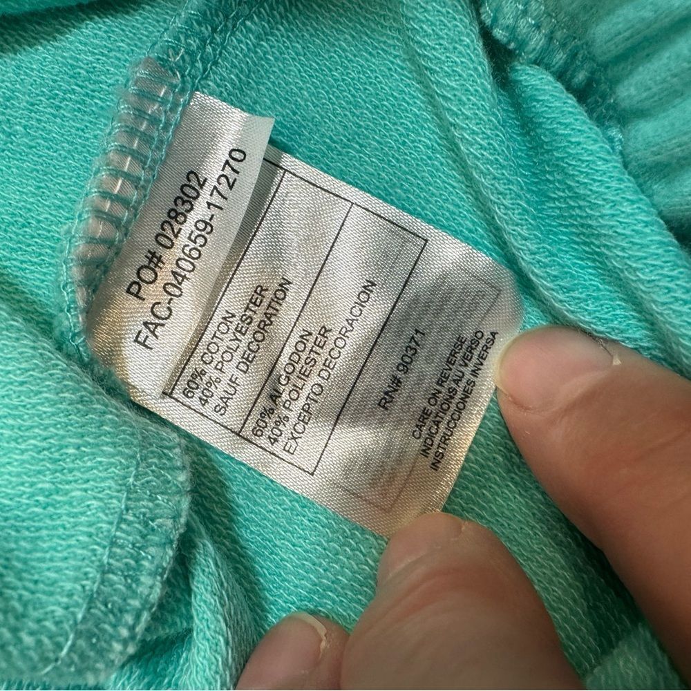 NWOT Camp, David Miller brewing Company, Teal, 3/4 zip pull over - Picture 8 of 10